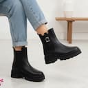 نیم بوت بغل کش لژدار کد 240